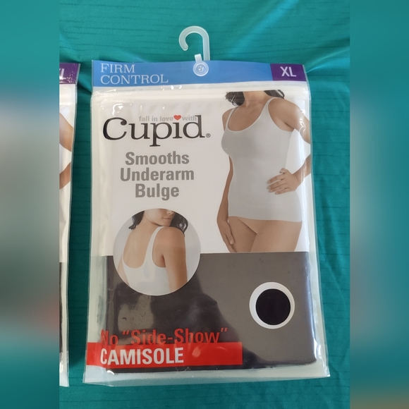 Cupid Women's Firm Control Underarm Smoothing Shaping Camisole Shapewear - Picture 3 of 10